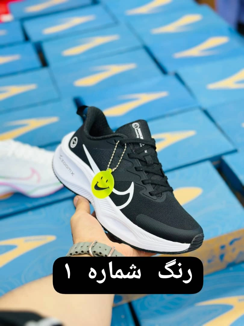 کتونی نایکی طرح لبخند nike zoom x ویتنامی وارداتی ۲۰۲۴سایز ۴۰ تا ۴۵ تنوع در ۴ رنگ جذاب