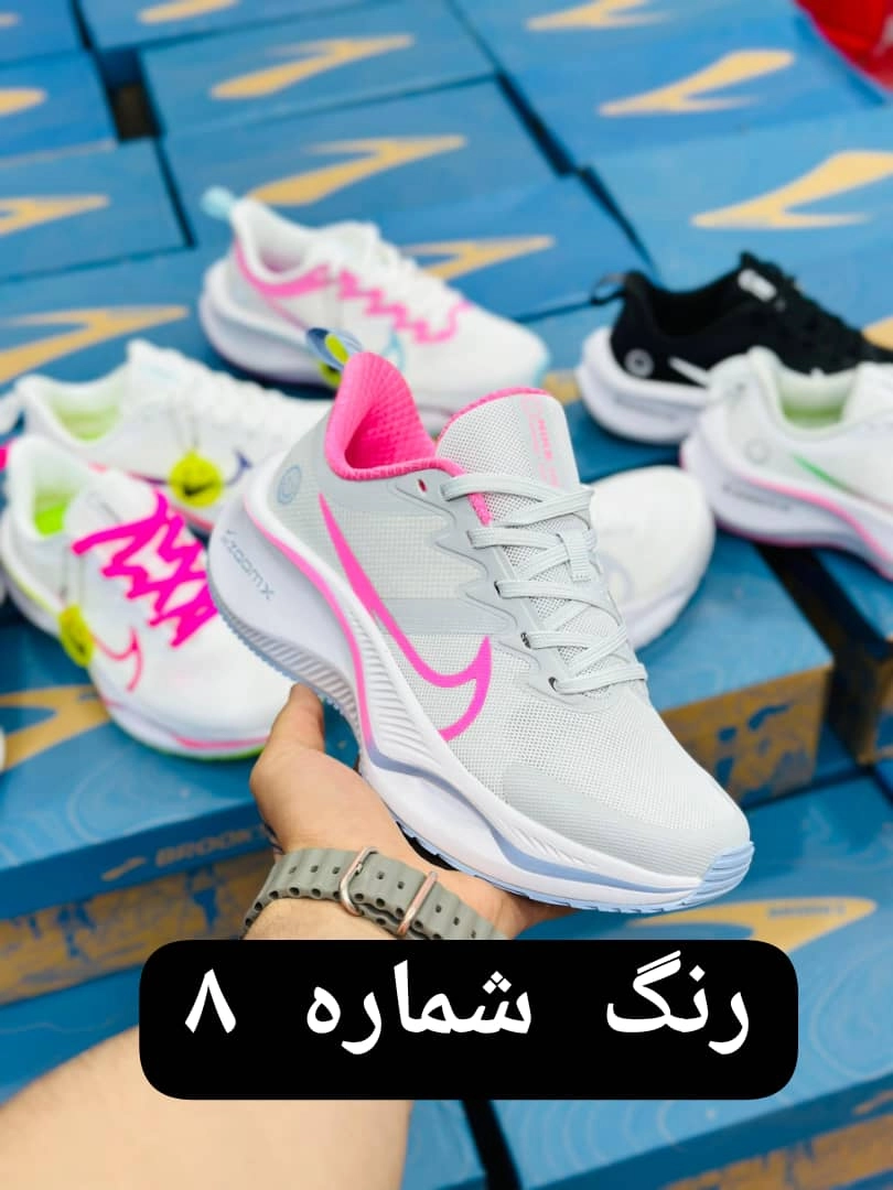 کتونی نایکی طرح لبخند nike zoom x ویتنامی وارداتی ۲۰۲۴سایز ۴۰ تا ۴۵ تنوع در ۴ رنگ جذاب