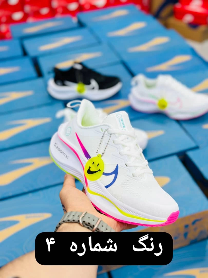کتونی نایکی طرح لبخند nike zoom x ویتنامی وارداتی ۲۰۲۴سایز ۴۰ تا ۴۵ تنوع در ۴ رنگ جذاب