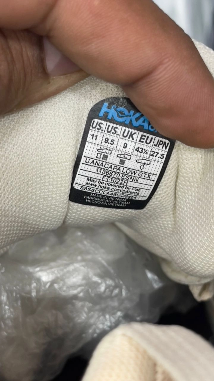 کتونی هوکا وارداتی ویتنام مستر کوالیتی A سایز ۴۰ تا۴۵ تنوع در ۴ رنگ جذاب hoka one one kaha 2 low GTX vietnam