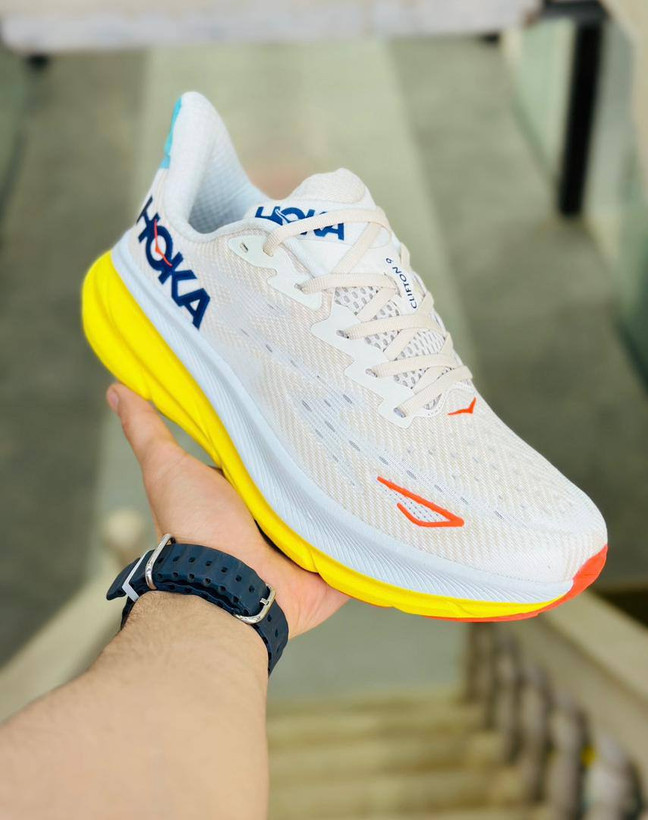 کتونی هوکا کلیفتون ۹ ویتنام وارداتی سایز ۴۰ تا ۴۵ ،تنوع در ۸ رنگ جذاب hoka clifton 9