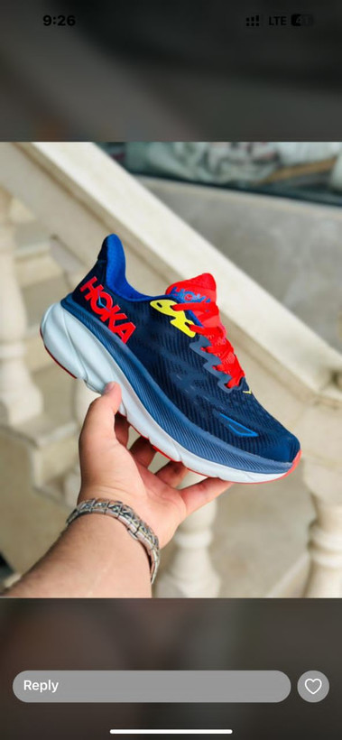 کتونی هوکا کلیفتون ۹ ویتنام وارداتی سایز ۴۰ تا ۴۵ ،تنوع در ۸ رنگ جذاب hoka clifton 9