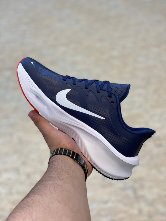 کتونی نایک زوم ایکس طرح لبخند ضد اب رویه چرم، ساخت ویتنام مستر کوالیتی A،