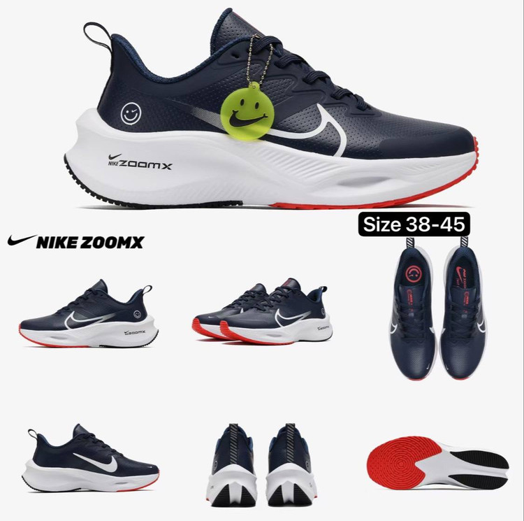 کتونی نایک زوم ایکس طرح لبخند ضد اب رویه چرم، ساخت ویتنام مستر کوالیتی A،