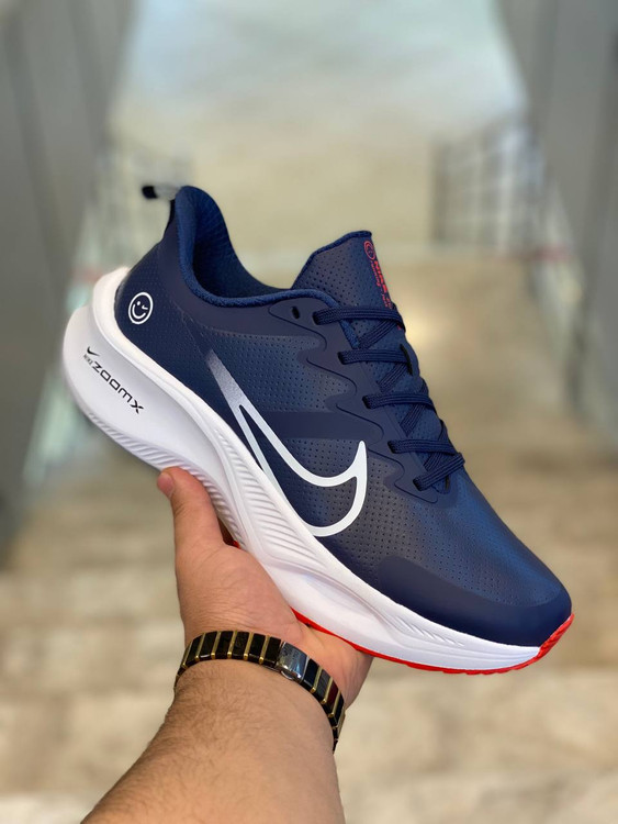 کتونی نایک زوم ایکس طرح لبخند ضد اب رویه چرم، ساخت ویتنام مستر کوالیتی A،