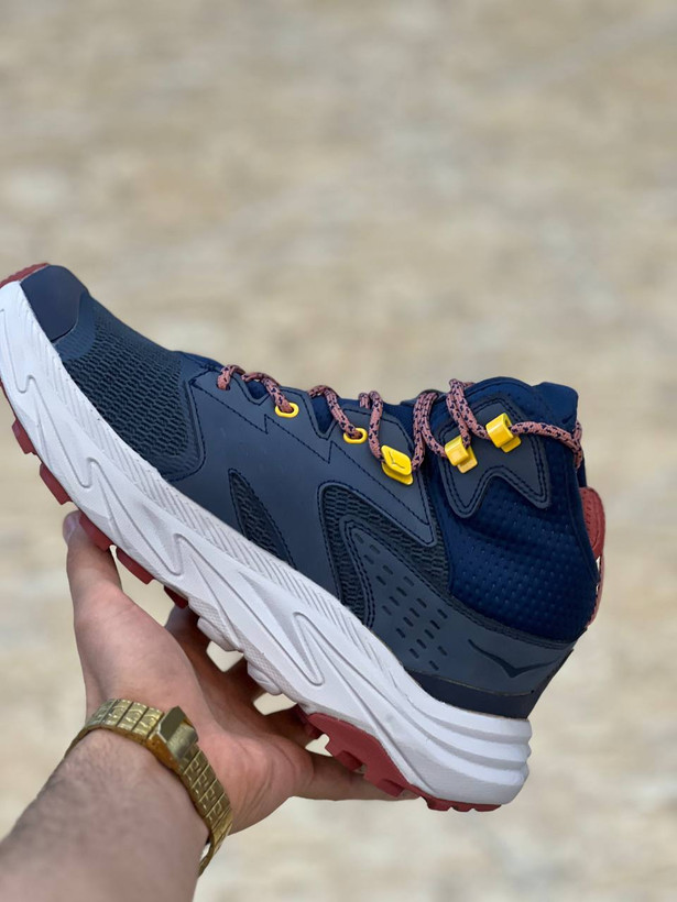 کتونی هوکا ساقدار کاها گورتکس زیره ویبرام سایز ۴۱ تا ۴۵ تنوع در ۲ رنگ جذاب hoka kaha goretex vibram