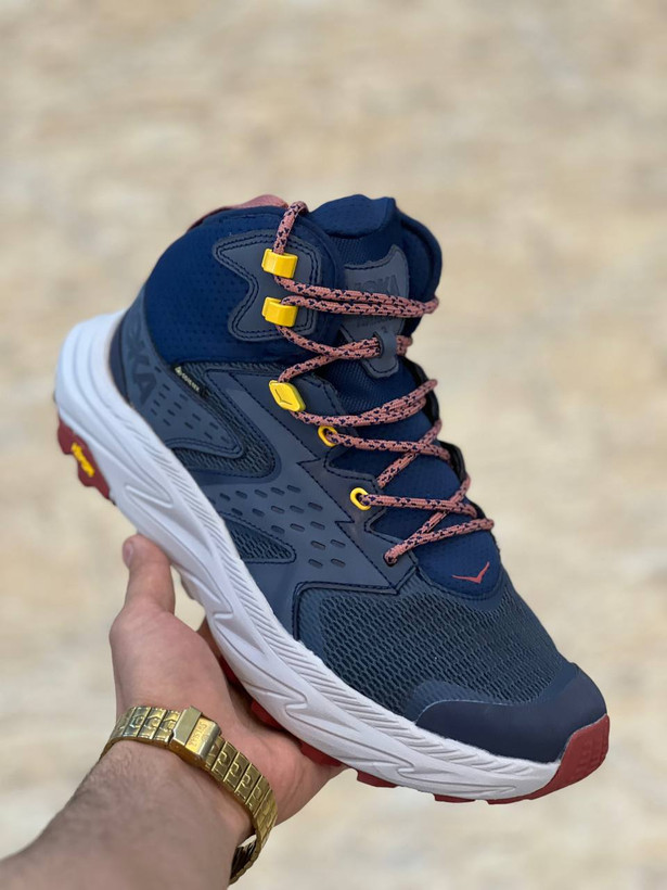 کتونی هوکا ساقدار کاها گورتکس زیره ویبرام سایز ۴۱ تا ۴۵ تنوع در ۲ رنگ جذاب hoka kaha goretex vibram