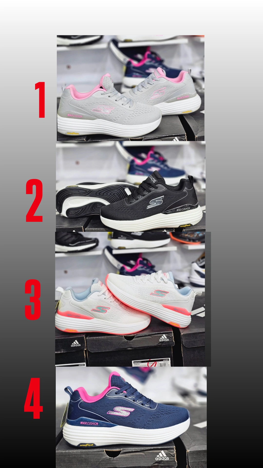 کتونی اسکیچرز ویتنامی وارداتی مستر کوالیتی a , سایز ۳۶ تا ۳۹ تنوع در ۴ رنگ جذاب.skechers DLUK WALKER 2.0