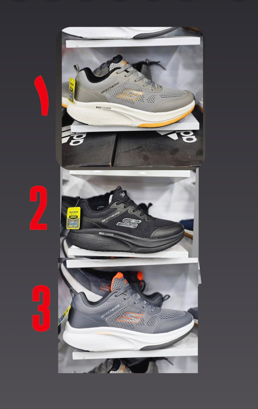 کتونی اسکیچرز ویتنامی وارداتی مستر کوالیتی a , سایز ۴۰ تا ۴۵تنوع در ۳ رنگ جذاب.skechers max cushion