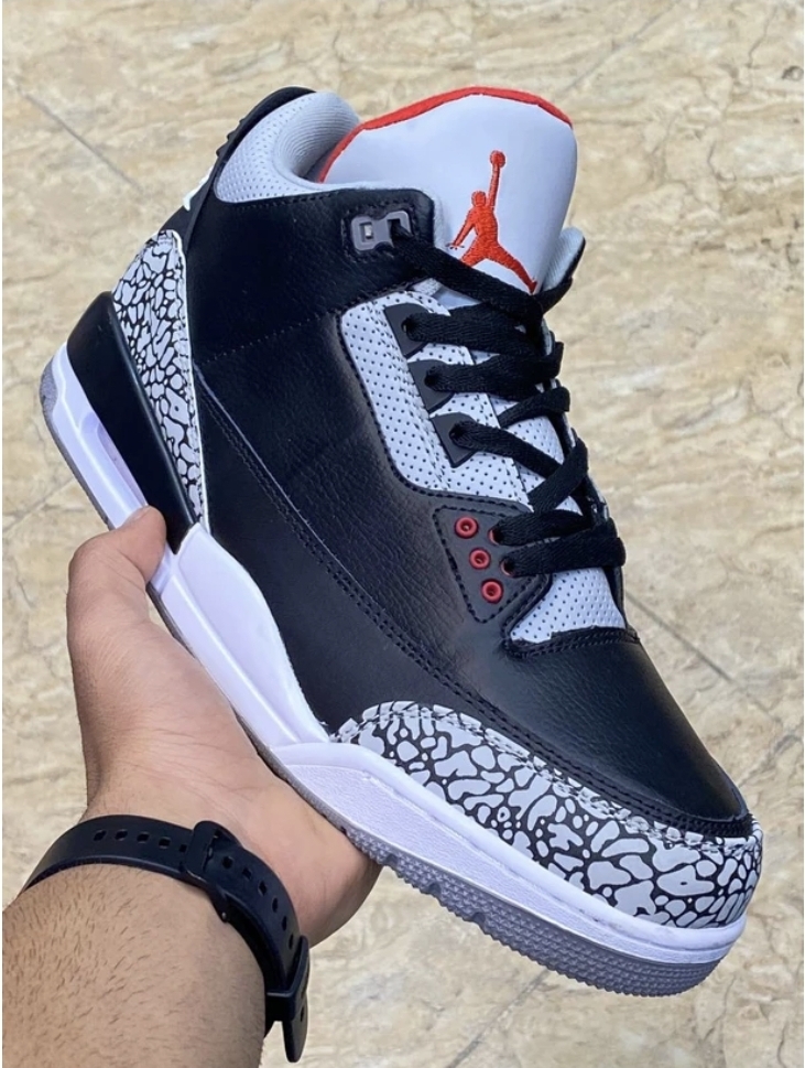 کتونی ویتنامی ایر جردن ۳ . وارداتی ویتنام سایز ۴۰ تا ۴۵. فروش بصورت عمده و تک . Air jordan 3retro