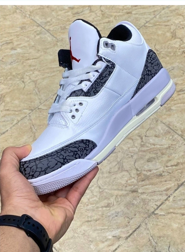 کتونی نایک جردن 3 رترو | Air Jordan 3 Retro سایز ۴۰ تا ۴۵. فروش بصورت عمده و تک تضمین کیفیت کالا