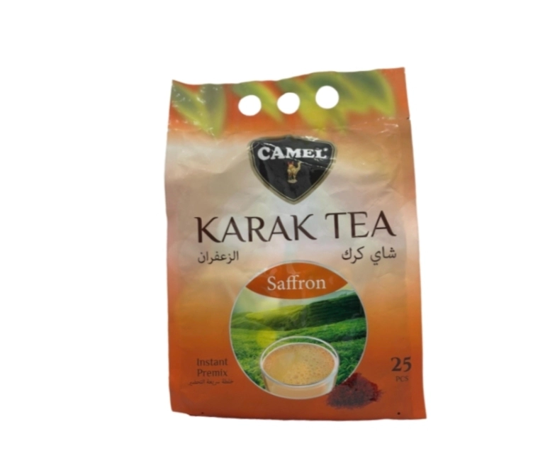 چای اورجینال کرک کمل با طعم زعفران ۵۰۰ گرم ، ۲۵ ساشه . kARAK TEA