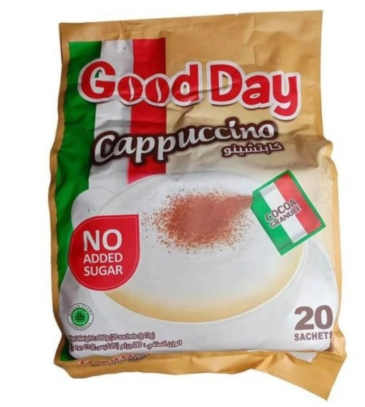 کاپوچینو رژیمی گوددی ۲۰ ساشه GOOD DAY CAPPUCCINO