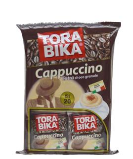کاپوچینو ترابیکا رژیمی بدون شکر. ۲۰ ساشه . TORA BIKA CAPPUCCINO