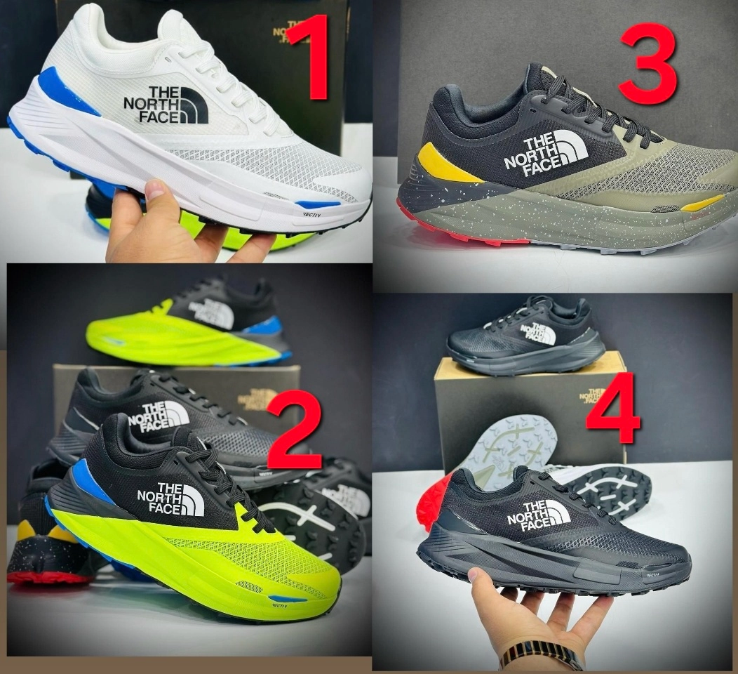 کتونی نورث فیس وارداتی همراه با جعبه رنگ بندی و سایز بندی کامل North Face Veciv Enduris 3 The North Face Vectiv Enduris 3 shoes