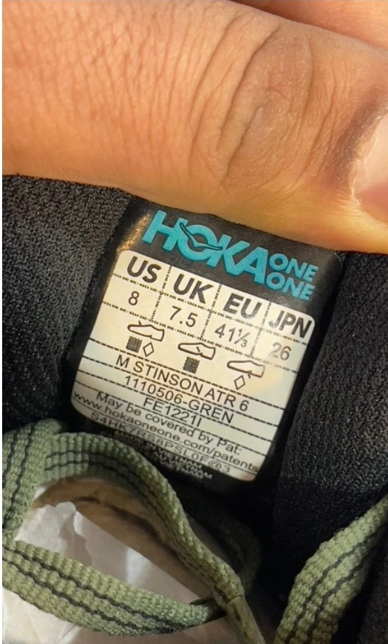 کتونی هوکا وان وان ویتنامی سایز ۴۰ تا ۴۵ فروش بصورت عمده و تک. Hoka one one stinson ATR6 men