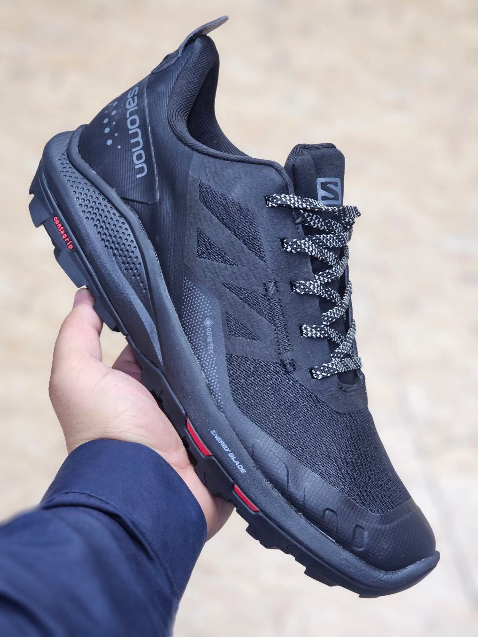کتونی سالامون Salomon Outpulse GTX گورتکس واترپروف و زیره کنتاگریپ فروش بصورت عمده و تک سایز ۴۰تا ۴۵. تضمین کیفیت