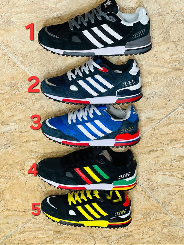 کتونی ادیداس زد ایکس ۷۵۰ . وارداتی ویتنام سایز ۴۰ تا ۴۵ فروش بصورت عمده و تک . Adidas ZX 750 Vietnam