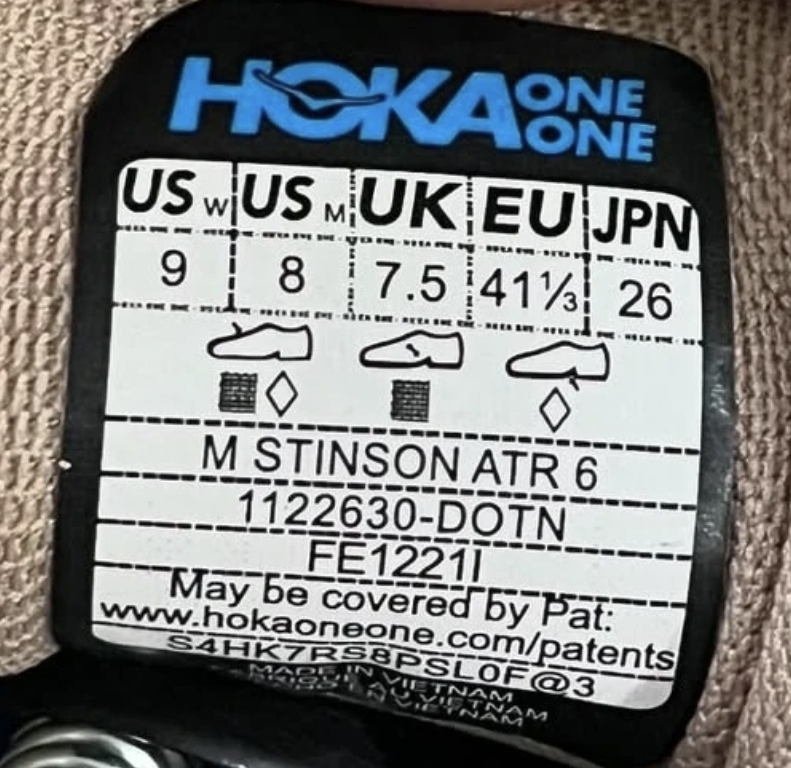 کتونی هوکا استینسون آرت ۶/ Hoka stinson Art 6 vietnam
