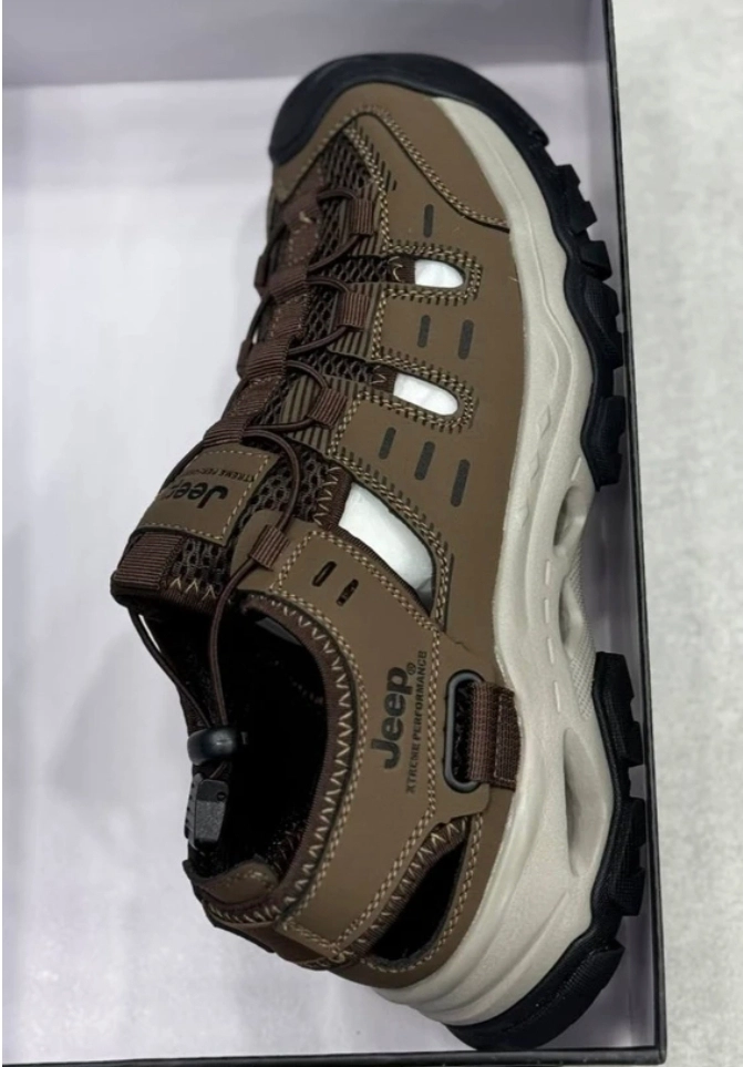 صندل آمریکایی جیپ جدیدترین صندل ۲۰۲۵. سایز ۴۰ تا ۴۵ فروش بصورت عمده و تک .Sandal jeep