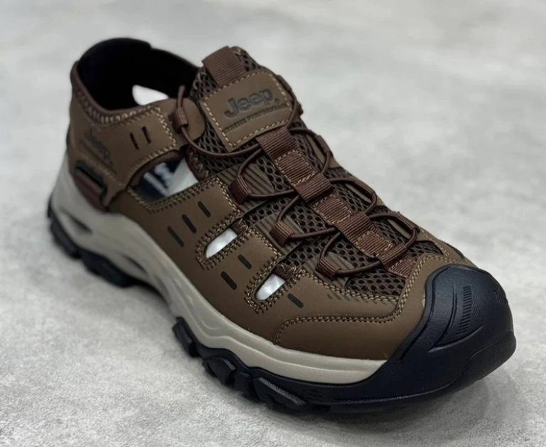 صندل آمریکایی جیپ جدیدترین صندل ۲۰۲۵. سایز ۴۰ تا ۴۵ فروش بصورت عمده و تک .Sandal jeep