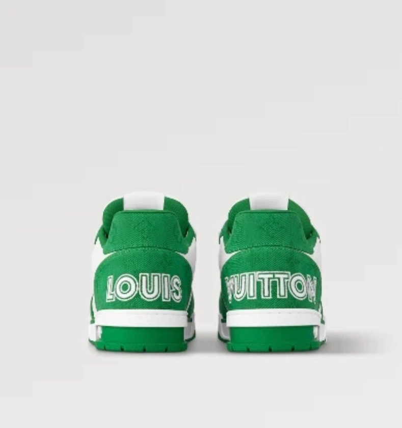 کتونی لویز ویلتون ساخت ویتنام وارداتی سایز۴۰الی ۴۵ فروش تکی و عمده پایین ترین قیمت/ .Louis Vuitton LV Trainer Velcro Strap Monogram Denim Vietnam