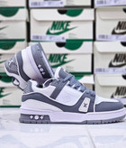 Louis Vuitton LV Trainer Velcro Strap Monogram Denim Vietnam. لویز ویلتون