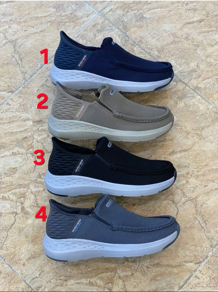 کتونی اسکیچرز اسلیپ امو.Skechers Gostep Slip_Ins vietnam رویه برزنتی ،بدون بند ساخت ویتنام فروش بصورت عمده و تک، اسکیچرز پیاده رویی بسیار سبک و طبی و راحت . سایز ۴۰ تا ۴۵ .