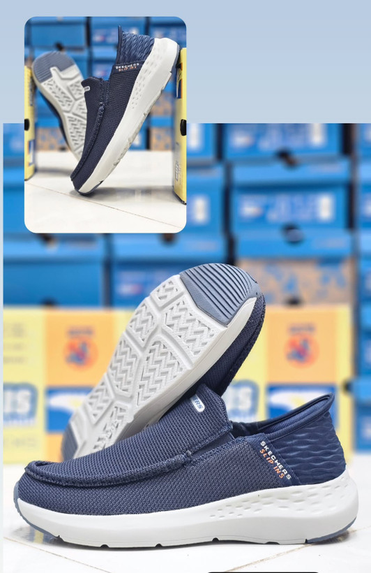 کتونی اسکیچرز اسلیپ امو.Skechers Gostep Slip_Ins vietnam رویه برزنتی ،بدون بند ساخت ویتنام فروش بصورت عمده و تک، اسکیچرز پیاده رویی بسیار سبک و طبی و راحت . سایز ۴۰ تا ۴۵ .
