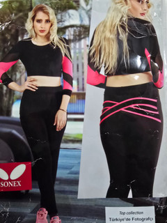 ست کراپ و لگ باشگاهی زنانه MB fitness، فری سایز ۳۶ تا ۴۴،Leg and tap sport Woman MB fitness
