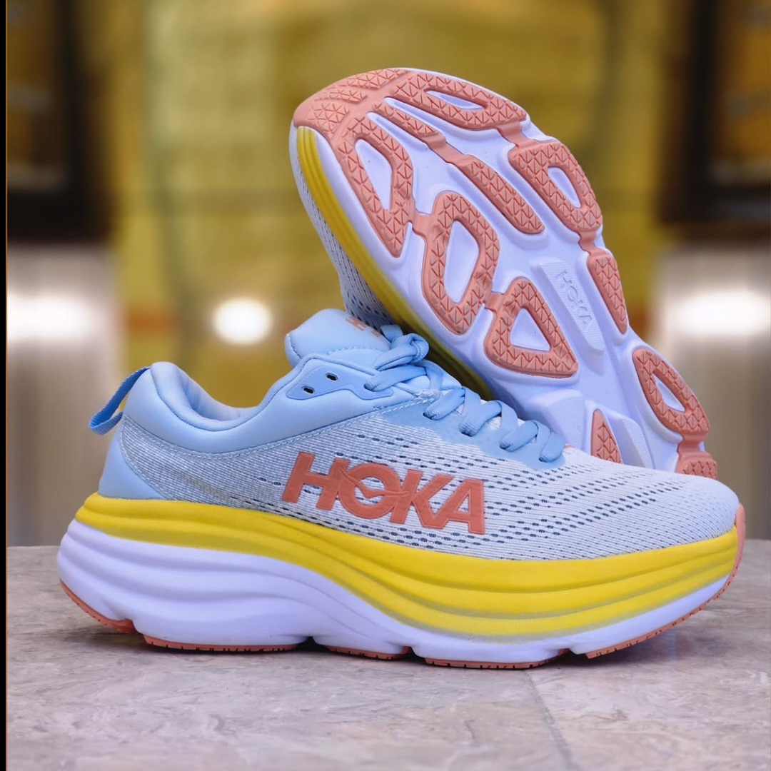 کفش هوکا باندی ۸ ، اصل ویتنام ، hoka bondi 8 , سایز ۳۸ تا ۴۵ ، فروش عمده و تک ، ست زنانه و مردانه