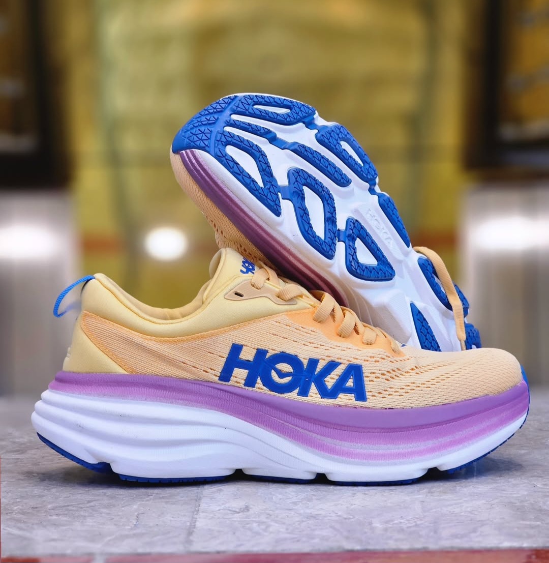 کفش هوکا باندی ۸ ، اصل ویتنام ، hoka bondi 8 , سایز ۳۸ تا ۴۵ ، فروش عمده و تک ، ست زنانه و مردانه