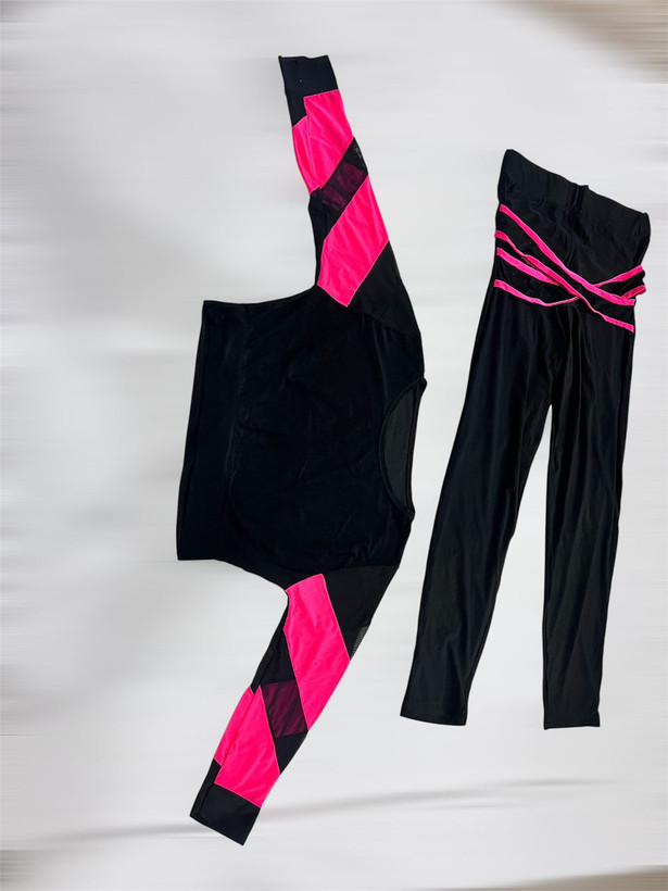 ست کراپ و لگ باشگاهی زنانه MB fitness، فری سایز ۳۶ تا ۴۴،Leg and tap sport Woman MB fitness