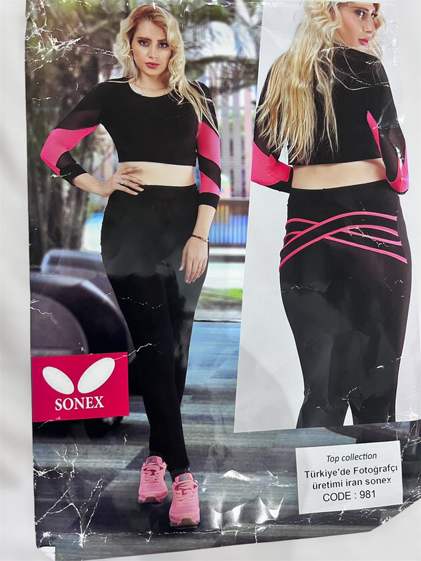 ست کراپ و لگ باشگاهی زنانه MB fitness، فری سایز ۳۶ تا ۴۴،Leg and tap sport Woman MB fitness