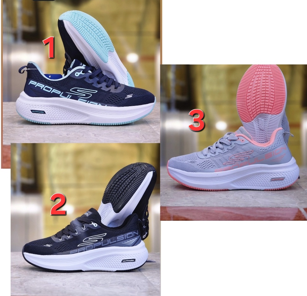 کفش اسکیچرز طبی و ضد آب سایز ۳۷ تا ۴۰ ساخت ویتنام فروش بصورت عمده و تک . Skechers max cushioning terminus sneaker vietnam