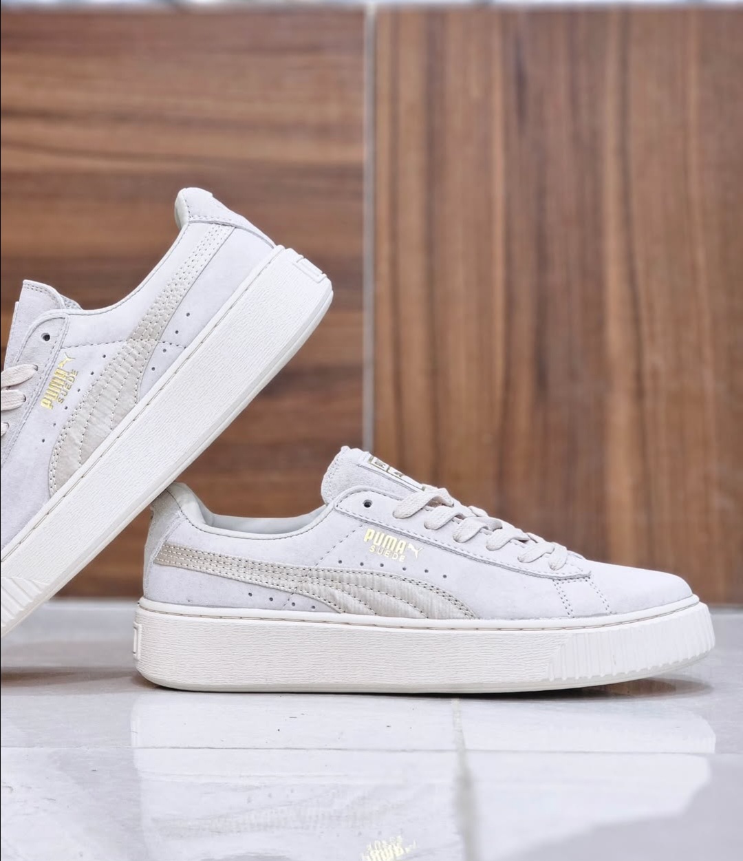 کفش پوما سوئد . Puma Sude . وارداتی ویتنام سایز ۴۰ تا ۴۵ کتونی کف تخت و کلاسیک پوما