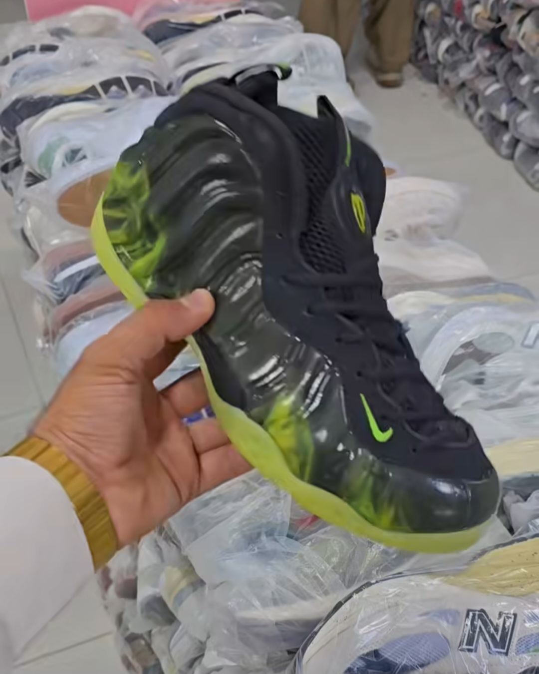 کفش بسکتبالی نایک ایر فومپوزیت وان کهکشانی / nike air fomposite on / سایز ۴۰ تا ۴۶/فروش عمده و تک