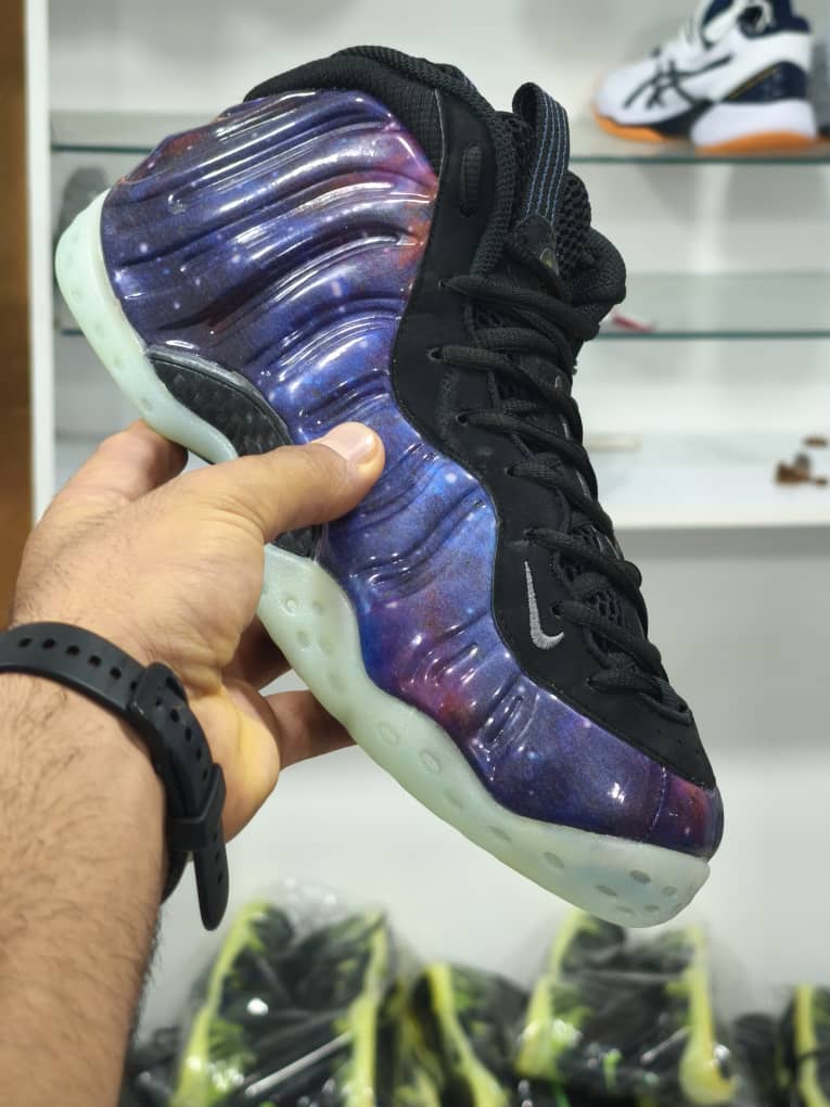 کفش بسکتبالی نایک ایر فومپوزیت وان کهکشانی / nike air fomposite on / سایز ۴۰ تا ۴۶/فروش عمده و تک