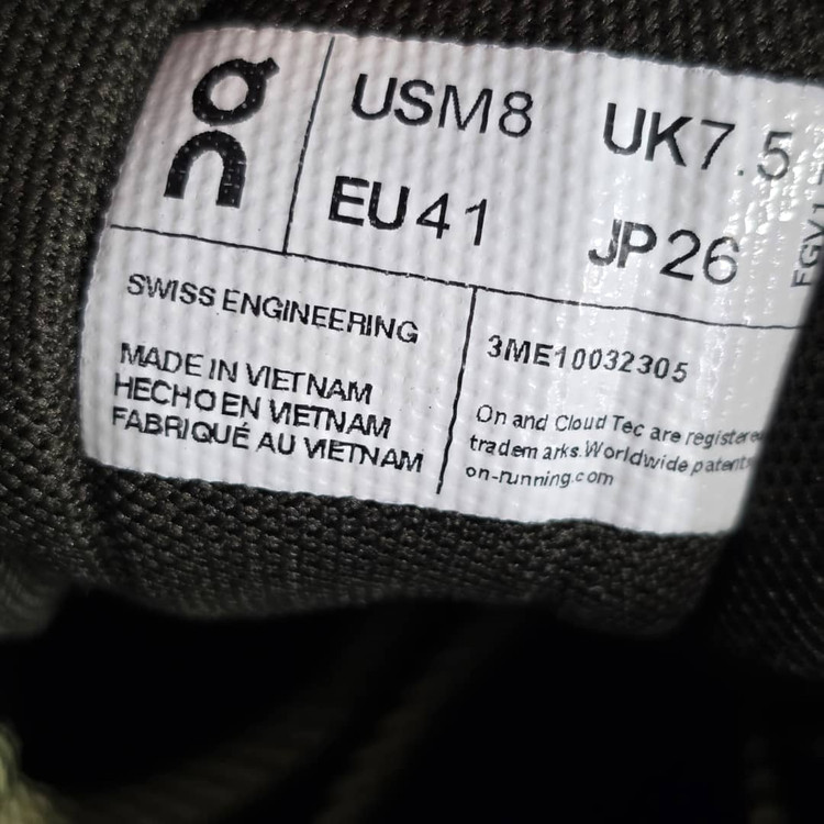 کتونی کیوسی کلود هوریزون ساخت ویتنام مستر کوالیتی A سایز ۴۰ تا ۴۵ فروش بصورت عمده و تک .QC On cliudhorizon vietnam