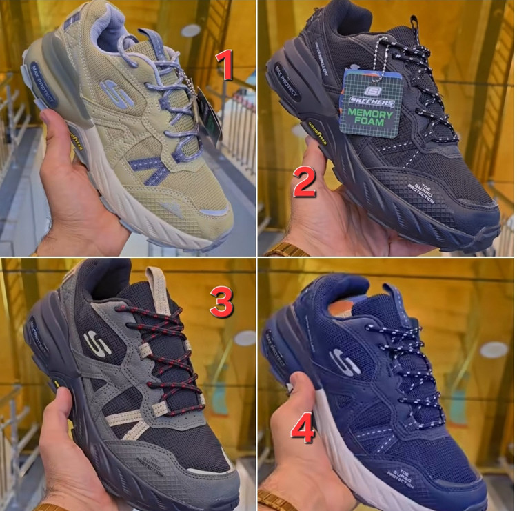 اسکیچرز آرچ فیت ایرمکس /ساخت ویتنام / سایز ۴۰ تا ۴۵/ فروش بصورت عمده و تک /skechers Arch_Fit TrailAir Desert