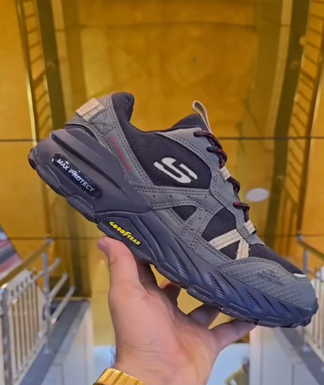کتونی اسکیچرز مکس پراتکت ویتنامی وارداتی ضدآب/سایز 40 الی 45/Skechers Max Protect/فروش عمده و تک