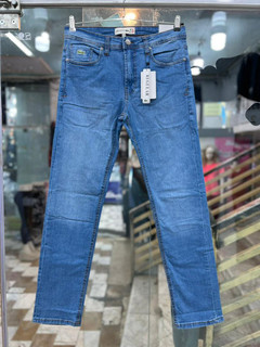 شلوار لی راسته اورجینال برند لاگوست/Lacoste سایز 40 تا 50 /پارچه کش.Pull&bear