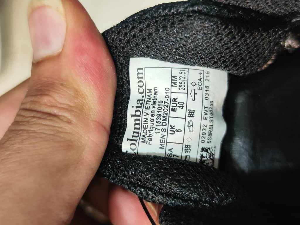 کتونی کلمبیا/Columbia GORE-TEX /بند دیسکی /گورتکس طبیعتگردی کف ویبرام / ساخت ویتنام وارداتی/ سایز ۴۰ تا ۴۵ /فروش عمده و تک /
