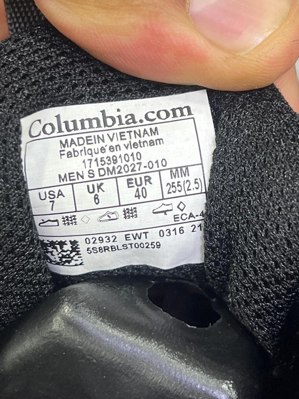کلمبیا/Columbia GORE-TEX /بند دیسکی /گورتکس طبیعتگردی کف ویبرام / ساخت ویتنام وارداتی/ سایز ۴۰ تا ۴۵ /فروش عمده و تک