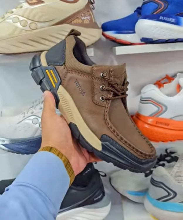 کفش تویوتا چرم وارداتی زیره طبی/TOYOTA USA/سایز ۴۰ تا۴۵/فروش عمده و تک