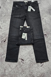 شلوار لی راسته اورجینال برند لاگوست/Lacoste سایز 40 تا 50 /پارچه کش.Pull&bear