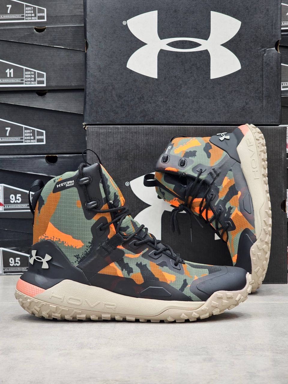 آندرآرمور هاور استورم نظامی/ Under Armour HOVR Storm /مستر کوالیتی A/فروش بصورت عمده و تک سایز ۴۰ تا ۴۵