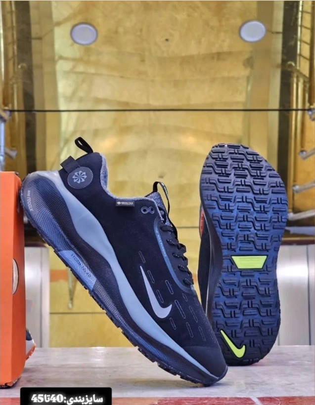 کتونی نایک اینفینیتی گورتکس/ Nike React Infinity Run 4 Goretex Herenفروش بصورت عمده و تک سایز ۴۰ الی۴۵. تضمین کالا