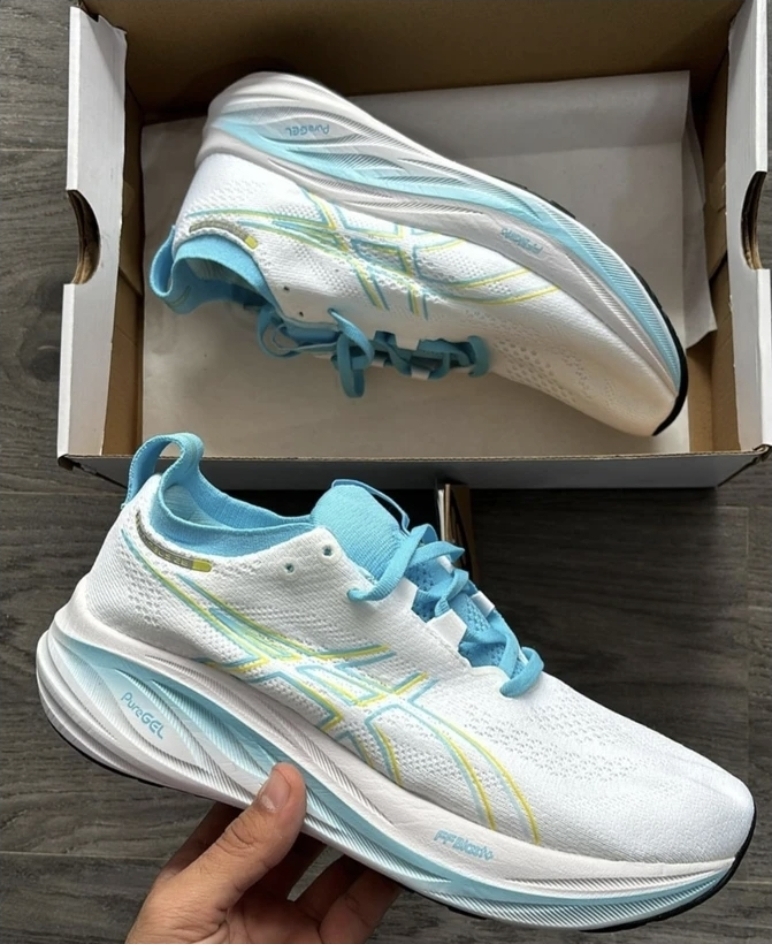 کتونی اسیکس نیمباس 26/ASICS Gel-Nimbus 26/ سایز بندی 40 الی 45/فروش عمده و تک/ضمانت کالا