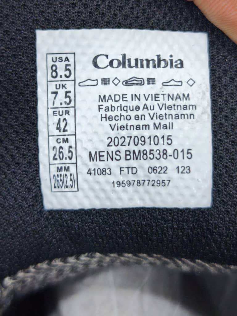 کتونی کلمبیا طبیعتگردی فست۷۵ ضد آب Columbia Facet 75 Outdry/سایز۴۰ الی۴۵/فروش عمده و تک